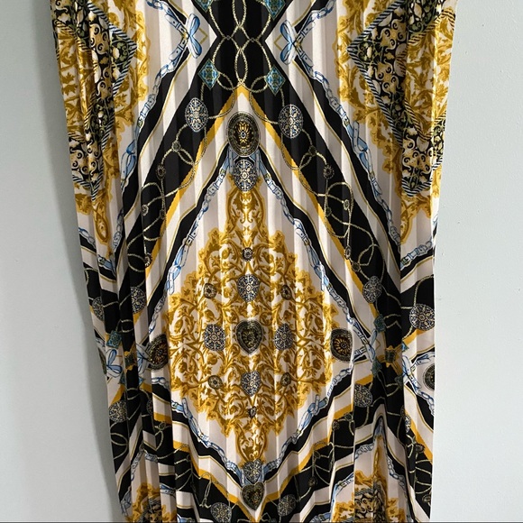 INC International Concepts Pleated Maxi Dress 4 - Picture 8 of 9